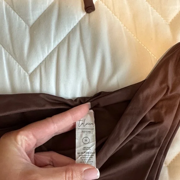 Toluca Swim Classic Brown Bikini Set - Picture 7 of 9